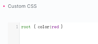 自定义CSS