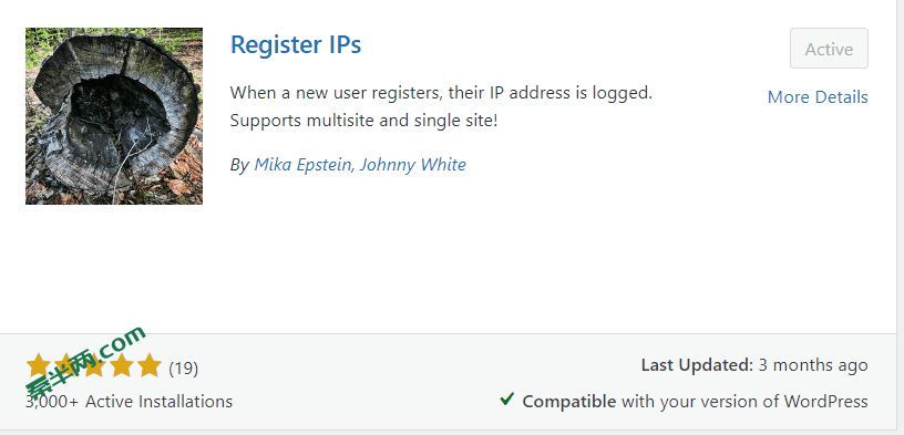 注册人IP检测插件